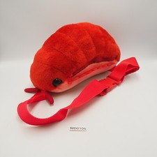 MD0106 Dango mushi Pills Bug Roly Poly Red Pouch Bag Plush 10" Toy Dangomushi