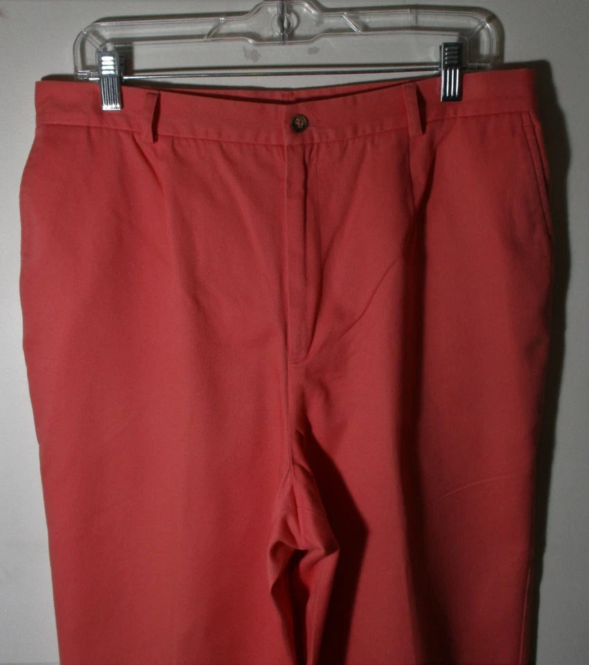 ORVIS Pink Salmon Cropped Pants Size 16 - Image 2 of 4