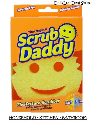Scrub Daddy The Original Scrub Daddy Polymer Foam Sponge Non-Scratch Dish Home