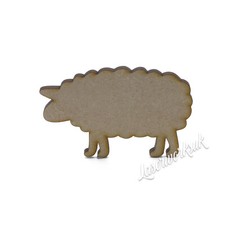 Wooden Sheep Craft Shapes - MDF Farm Animals - Blank Embellishment Laser Cut out