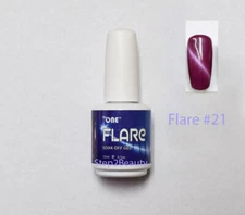 The One Flare Gel LED/UV Cure Soak Off Gel Polish Cat Eye 0.5 Oz - #21