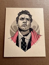 TYLER STOUT MICHAEL KEATON PINK HANDBILL BRUCE WAYNE BATMAN PROS & CONS SERIES X