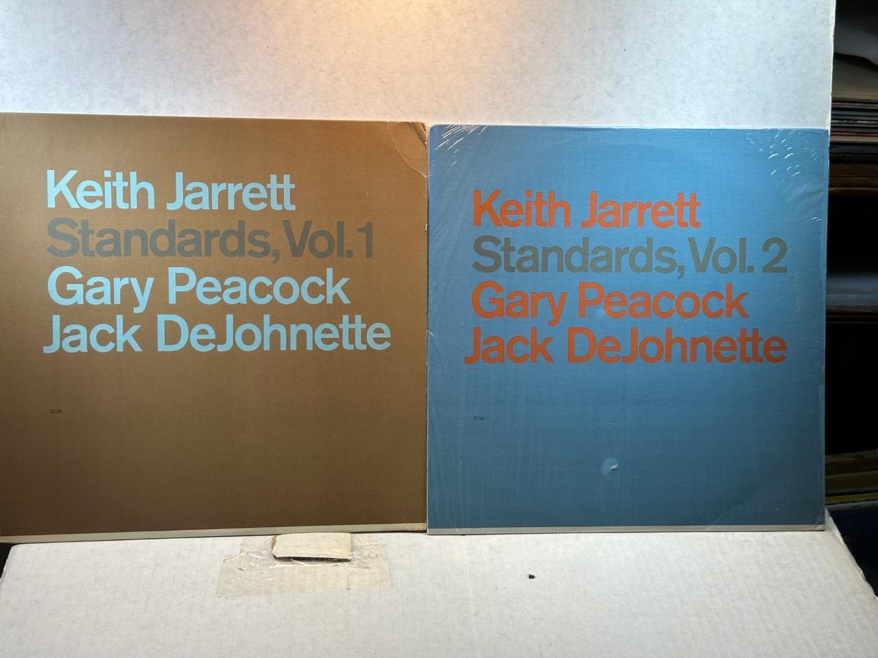 KEITH JARRETT STANDARDS VOLUMES 1 and 2  ECM 1255 & 1289 VG++/NM-  LISTEN