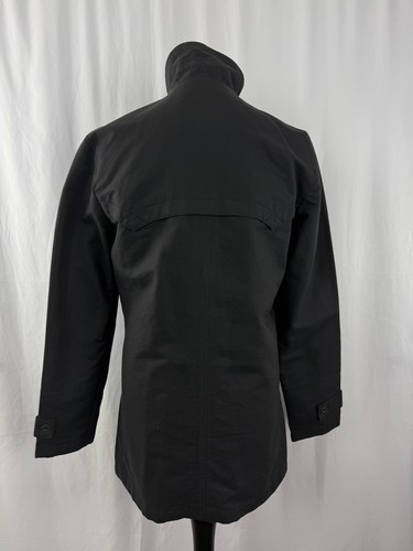mens FireTrap coat parka Medium M 38 in turfed cotton black 2012 - Picture 17 of 23