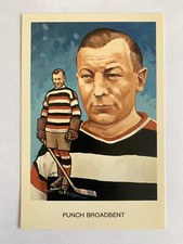 1983 Hall of Fame Postcards #A2 Punch Broadbent - Set Break