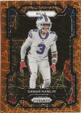 2023 Panini Prizm Damar Hamlin #27 Orange Prizm SP