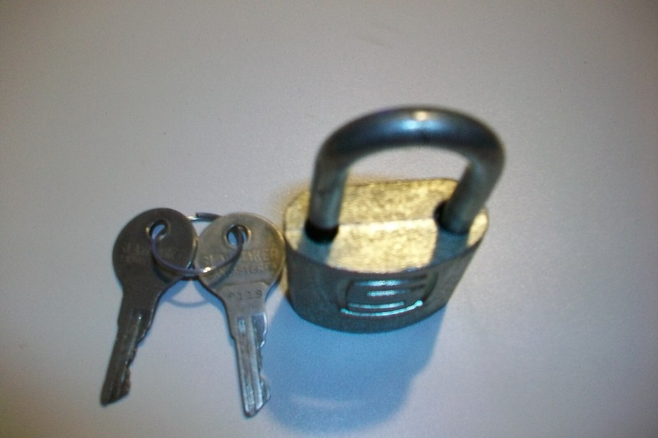 Vintage slaymaker padlock & keys. eBay