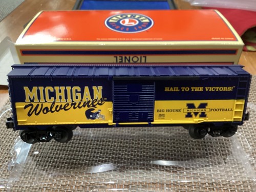 2007 Lionel 6-39291 University of Michigan Wolverines Box Car New in Box - Picture 16 of 16