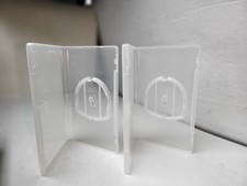 2 MINT NEW OEM Official SONY Original Clear Game BOX Cases W/ Sleeve for UMD PSP