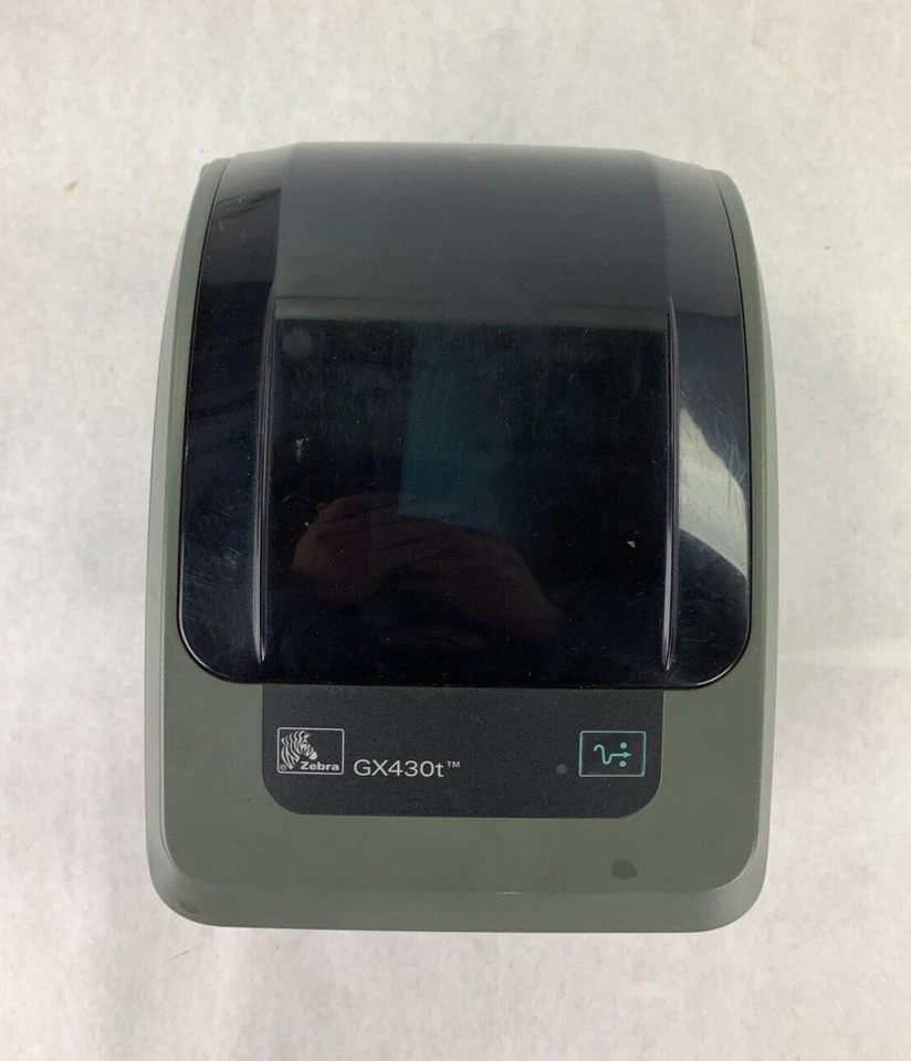 Zebra GX430t Barcode Printer Thermal Label USB/ Network Tested Bad Serial Port - Image 3 of 4