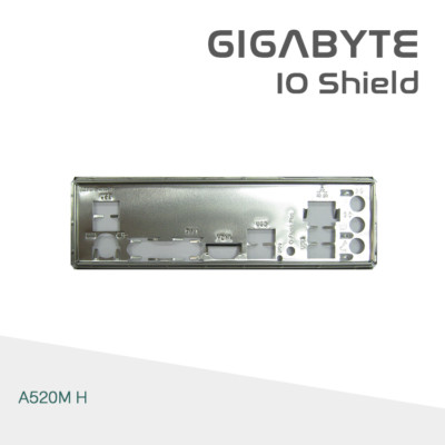 NEW BACKPLANE IO I/O SHIELD FOR GIGABYTE A520M H MOTHERBOARD | eBay