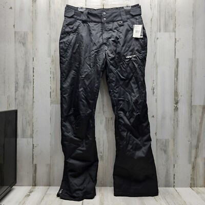 Arctix Ski Snow Pants Women Medium Tall MT Black 5K Lined Style 18458  Insulated