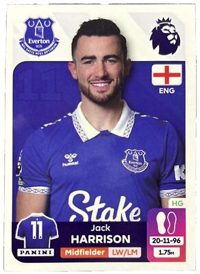 Panini Premier League 2024 - # 267 - Jack Harrison - Everton