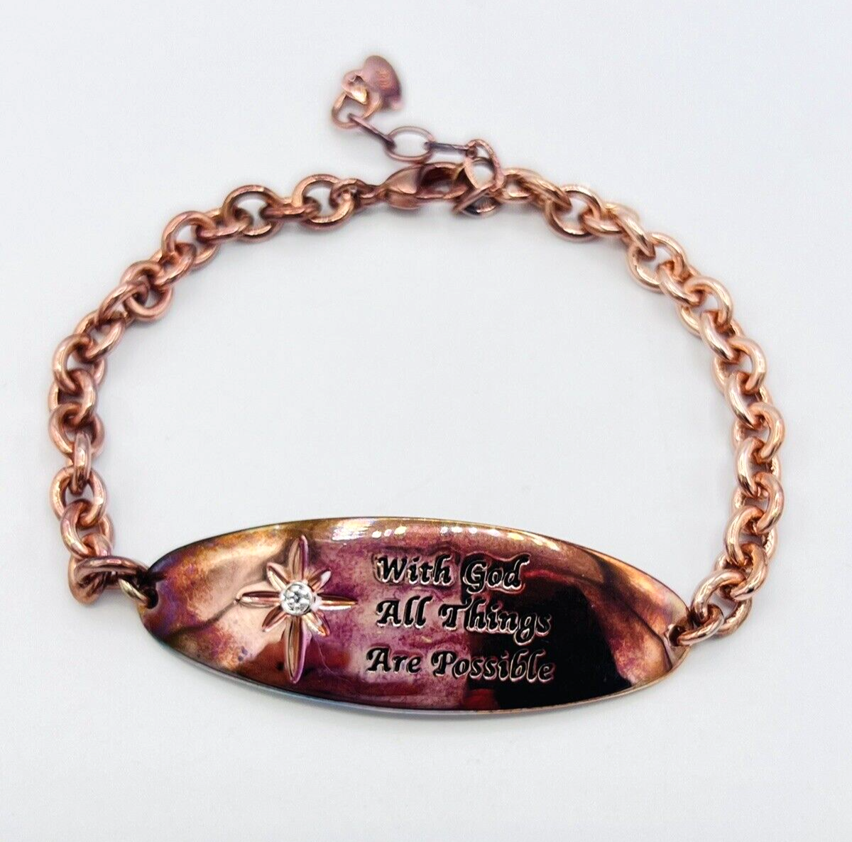 Bradford Exchange A Touch Of Heaven 18K Rose Gold Over Copper