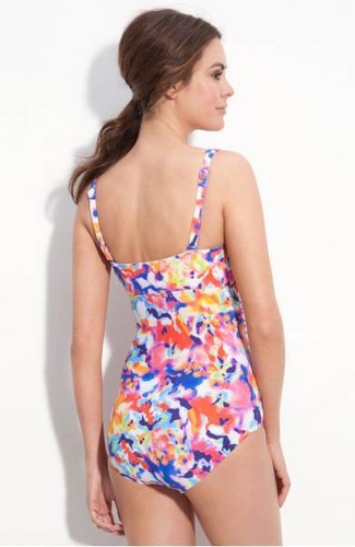NWT $170 Seafolly Avant Garden Floral UW Bra One-piece Swimsuit Women's DD Cup 6 - Bild 5 von 7