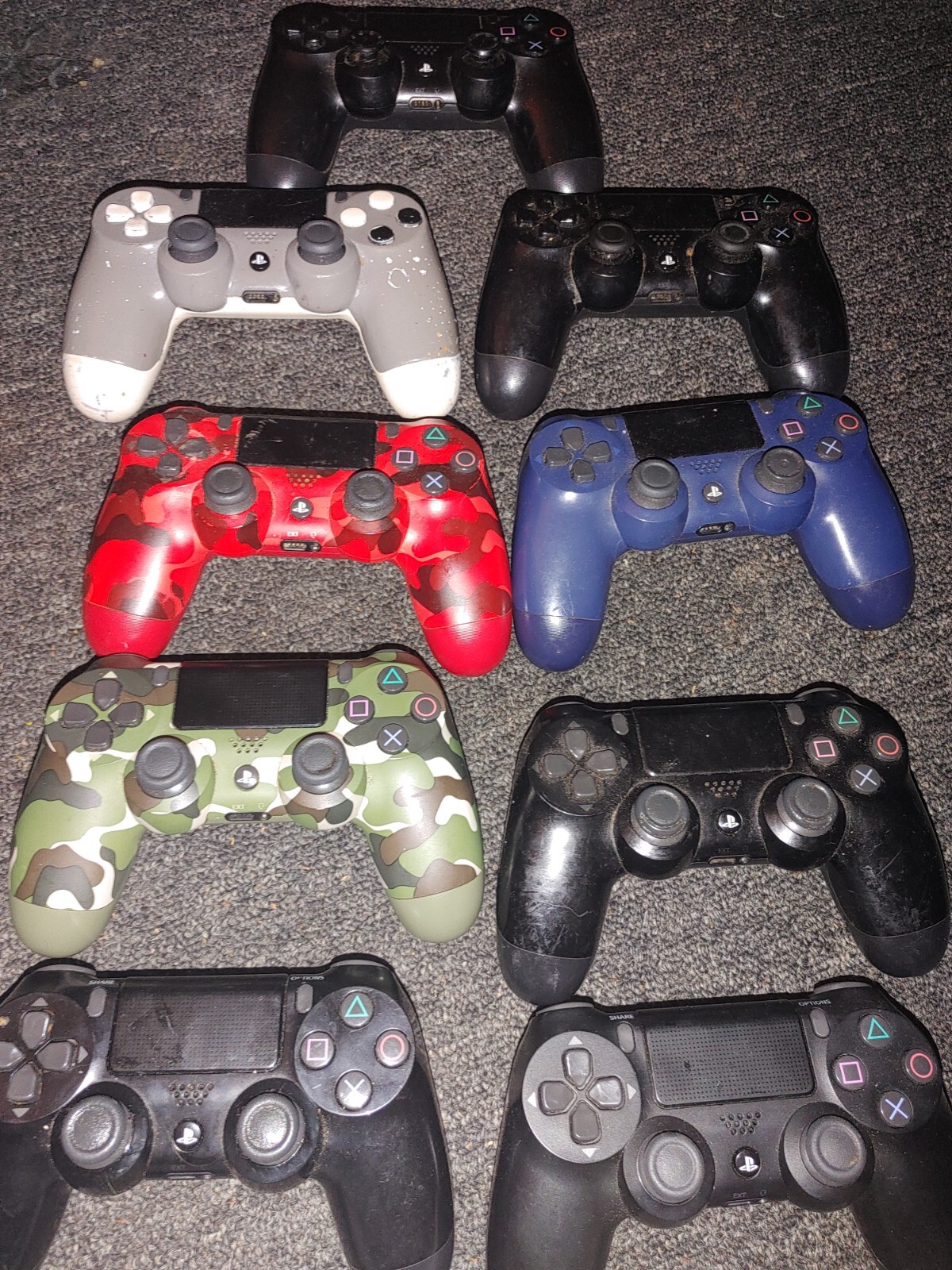 9 sony playstation 4 controller parts lot. eBay