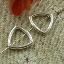 Free Ship 200 pcs tibetan silver heart spacers 15x15mm L-2885