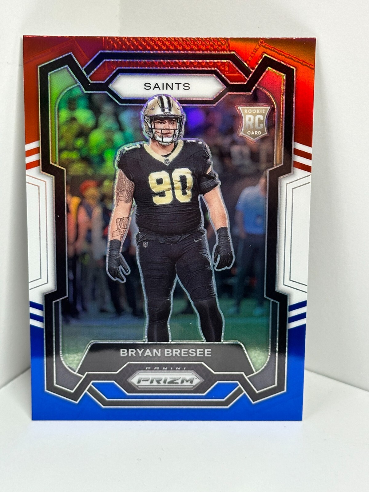 2023 Panini Prizm #372 Bryan Bresee RC Red/White/Blue