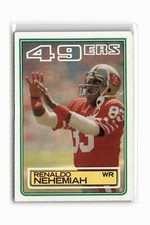 Renaldo Nehemiah Football #171 1983 Topps San Francisco 49ers
