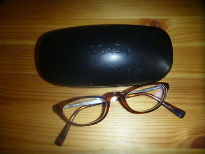 Escada-Brille, braun-gold, 135 GFF 390/S 8 EF 53 18, mit Etui