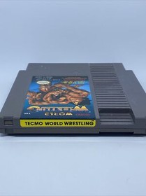 Tecmo World Wrestling Nintendo Nes Limpio Probado Funcionando Aut&eacute;ntico