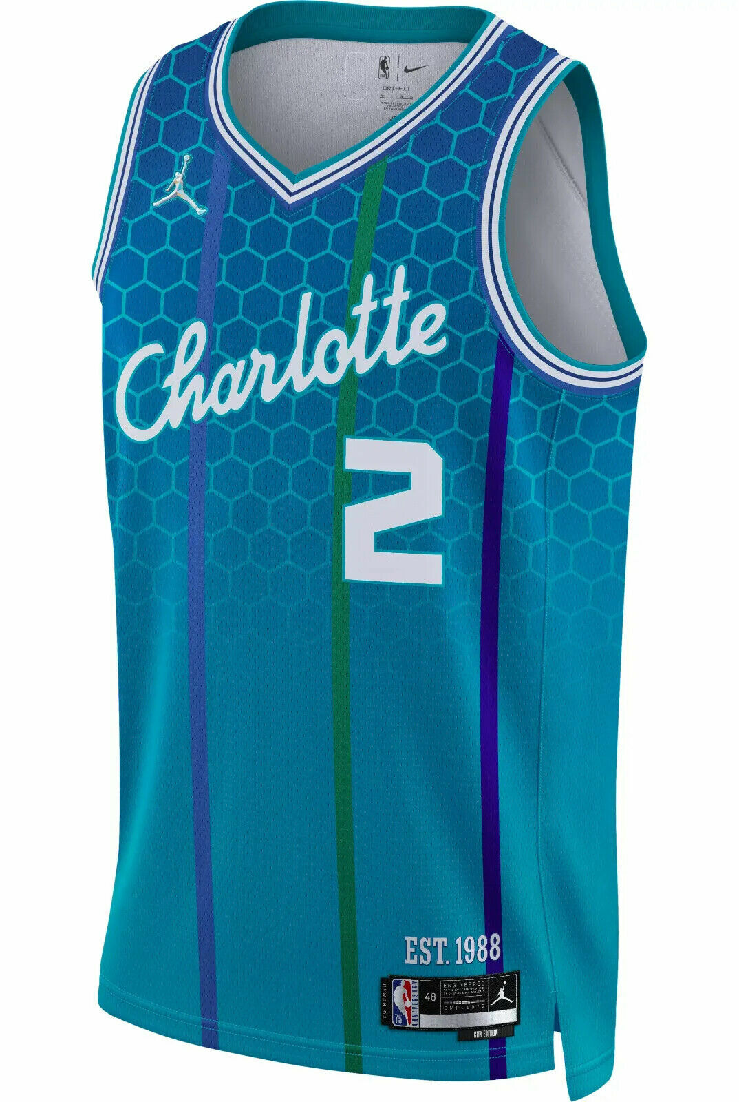 LaMelo Ball Charlotte Hornets 2023 Select Series Men's Nike Dri-Fit NBA Swingman Jersey