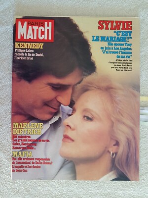 PARIS MATCH NR. 1824 11.5.1984 SYLVIE VARTAN M.DIETRICH O.MUTI BERENSON LAUDA AIDA
