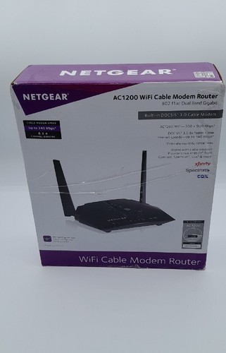 NETGEAR AC1200 WINFI CABLE MODEM ROUTER- PRE OWNED -WORKS GREAT - Picture 5 of 5