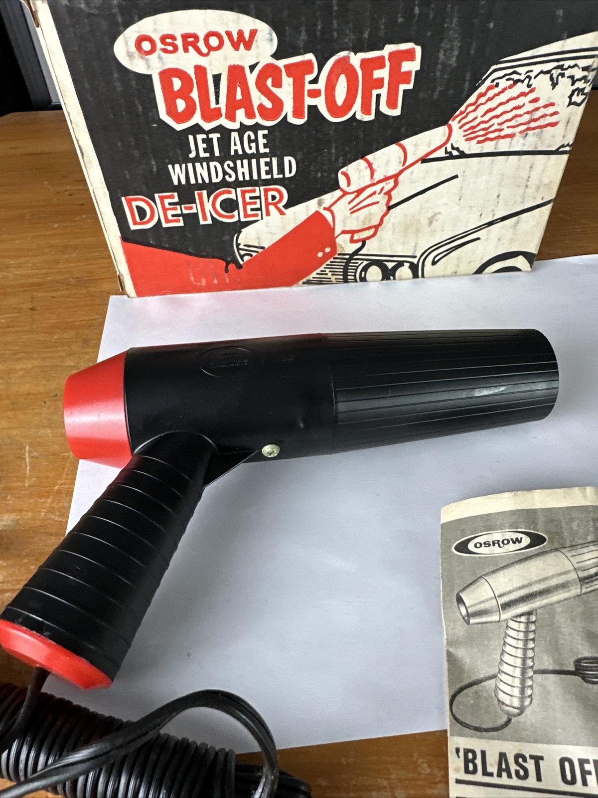 NOS Vintage BLAST-OFF Chevy/GM Ford Mopar Hot Rod Auto WINDSHIELD DE-ICER GUN
