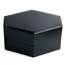 Lacquerware Two-Tier Turtle Shell Box by S. Fujii