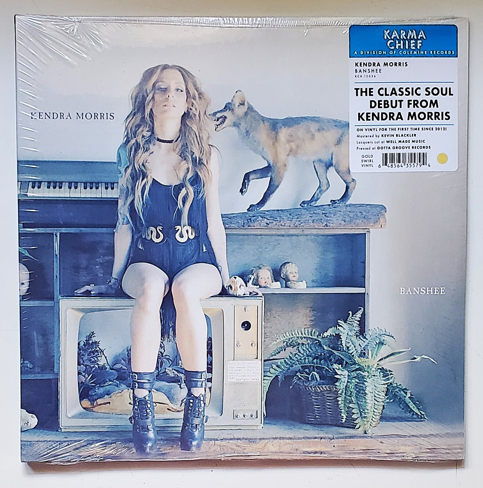 Kendra Morris - Banshee (2 x Gold Swirl Vinyl LP Reissue) New & Sealed