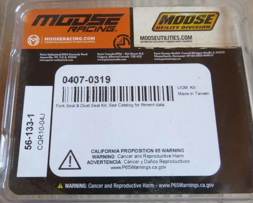 Kit de sellado de horquilla y sellado antipolvo Moose Racing - 56-133-1 Foto 2 de 2