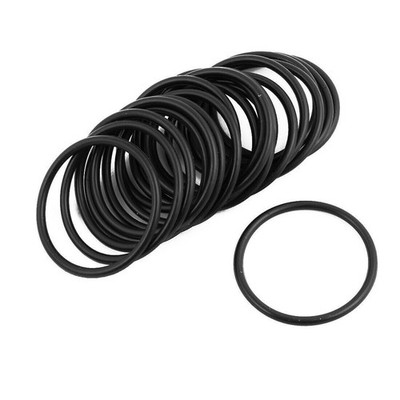 20Pcs Black Round Nitrile Butadiene Rubber   O-Ring 30mm x 2mm Width  #qm