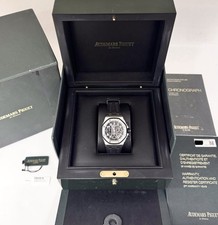 Audemars Piguet Royal Oak Offshore 37mm Factory Diamond Bezel 26048sk Box Papers 2