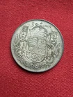 1952  Canada  50 Cents SILVER Coin  Beautiful TONING