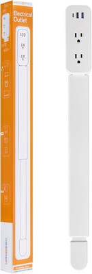 Electrical Outlet Extender Stick - Features USB-A, USB-C and 2 AC Outlets, Exten