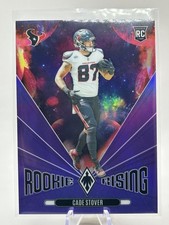 2024 Panini Phoenix - Cade Stover #RR-CSR Rookie Rising Purple - Texans RC