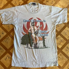 Hank Williams Jr. Shirt Size Medium Fan Club Shirt True Vintage Screen Stars