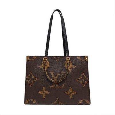 Louis Vuitton Onthego MM 'Brown Giant Monogram/Brown - Excellent #NGDUAH