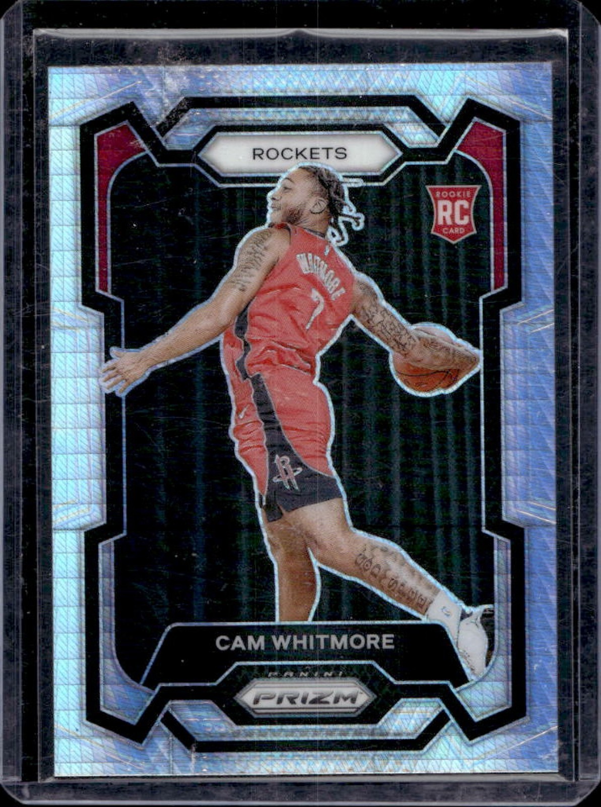 2023-24 Prizm Cam Whitmore RC Prizm Hyper Rookie #129 Rockets