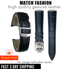 Crocodile Leather Watch Band for Jaeger LeCoultre Master Control 19mm-22mm