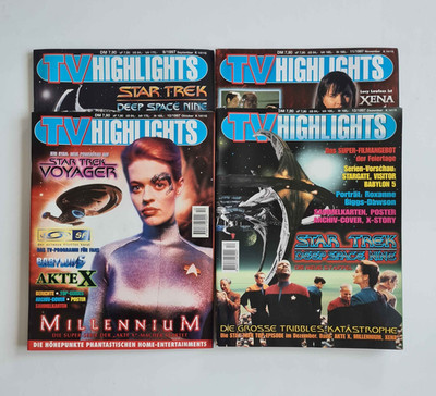 TV Highlights Serien Highlight Television Zeitschrift 1996-2023 Sammlung Auswahl