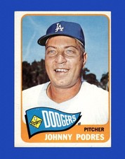 1965 Topps Set-Break #387 Johnny Podres EX-EXMINT *GMCARDS*