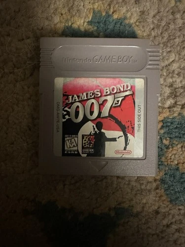 Nintendo Game Boy James Bond 007 Authentic Cartridge Video Game Tested Working