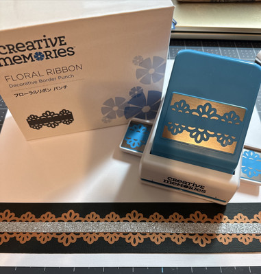 Creative Memories FLORAL RIBBON Decorative Border Punch-New In Box! SOLDOUT