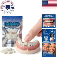 Tooth-Flavored Moldable Thermoplastic for Temporary Tooth Covering - Made in USA