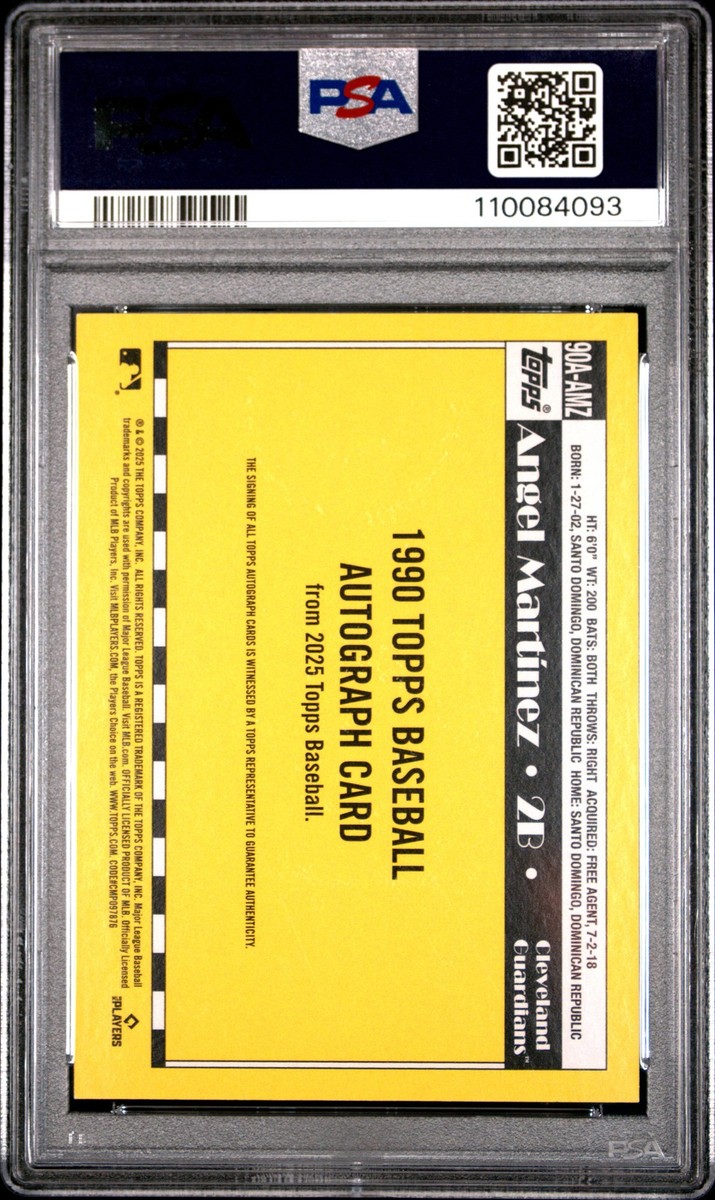 2025 Topps Series 1 - 1990 Topps Baseball Autographs Angel
