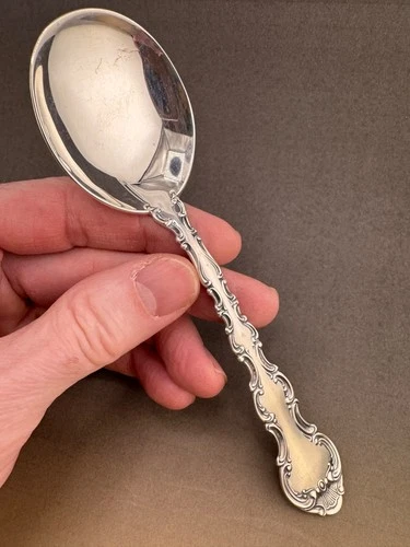 Strasbourg Gorham Sterling Cream Round Soup Spoon  6-1/4" Long in mint condition