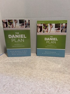DANIEL PLAN Journal & Study Guide 40 Days Healthier Life Rick Warren Brand New! 