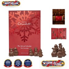 Indulge in 40% Milk Chocolate Advent Calendar - 24 Artisanal Holiday Chocolates